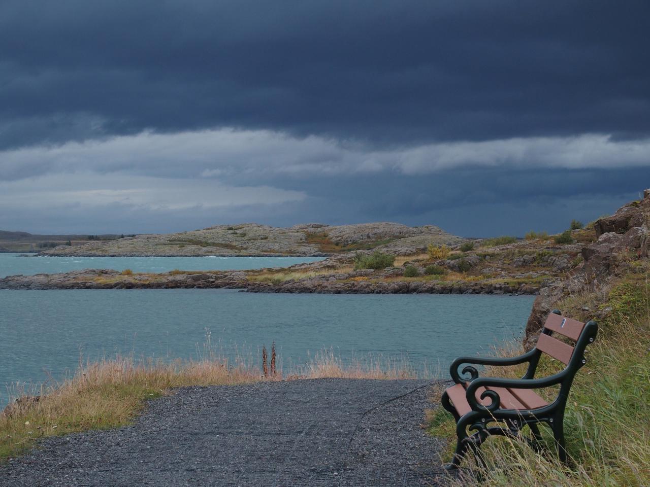 Borgarnes : le banc le plus romantique d'Islande