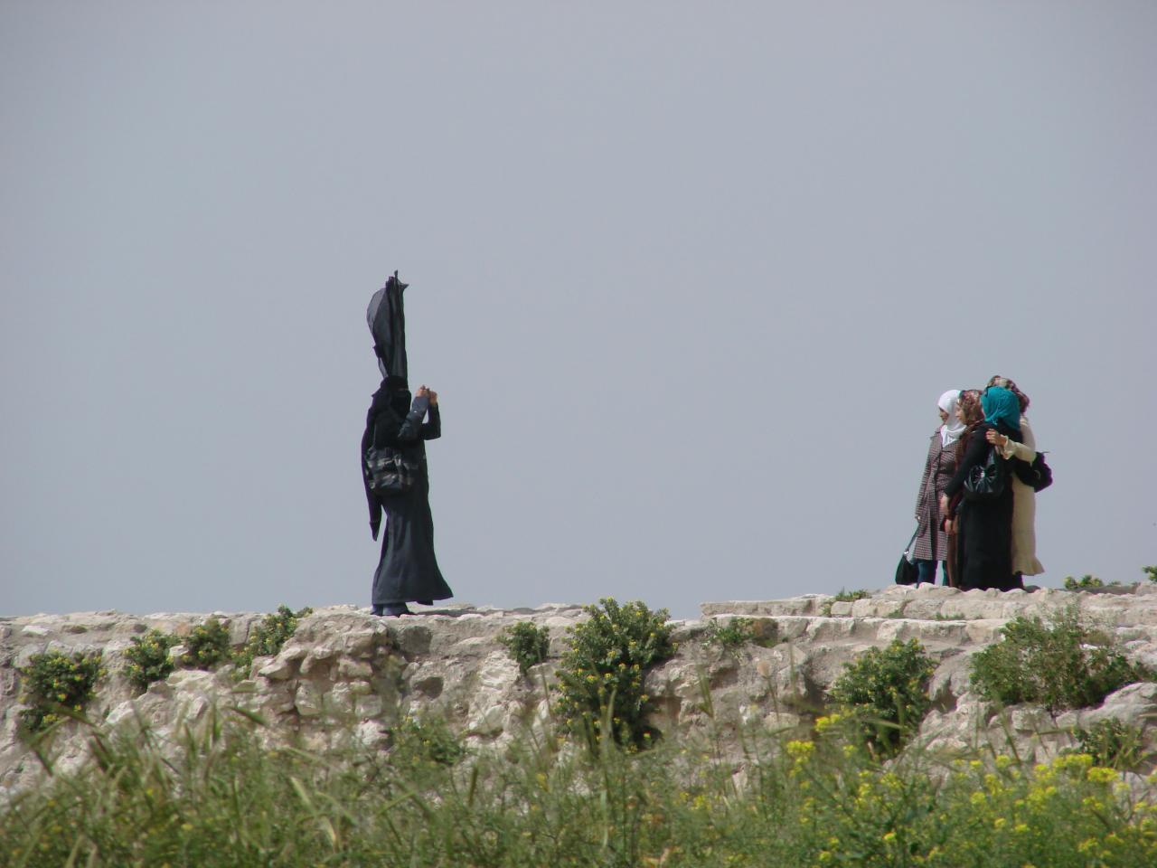 ALEP (SYRIE) : quand un niqab photographie des hijabs . . .