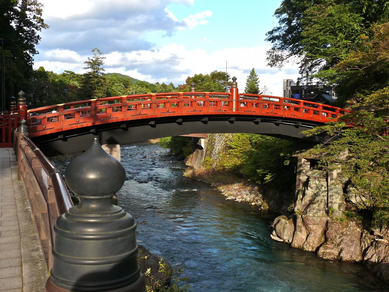 Le pont Shinkyo à  NIKKO