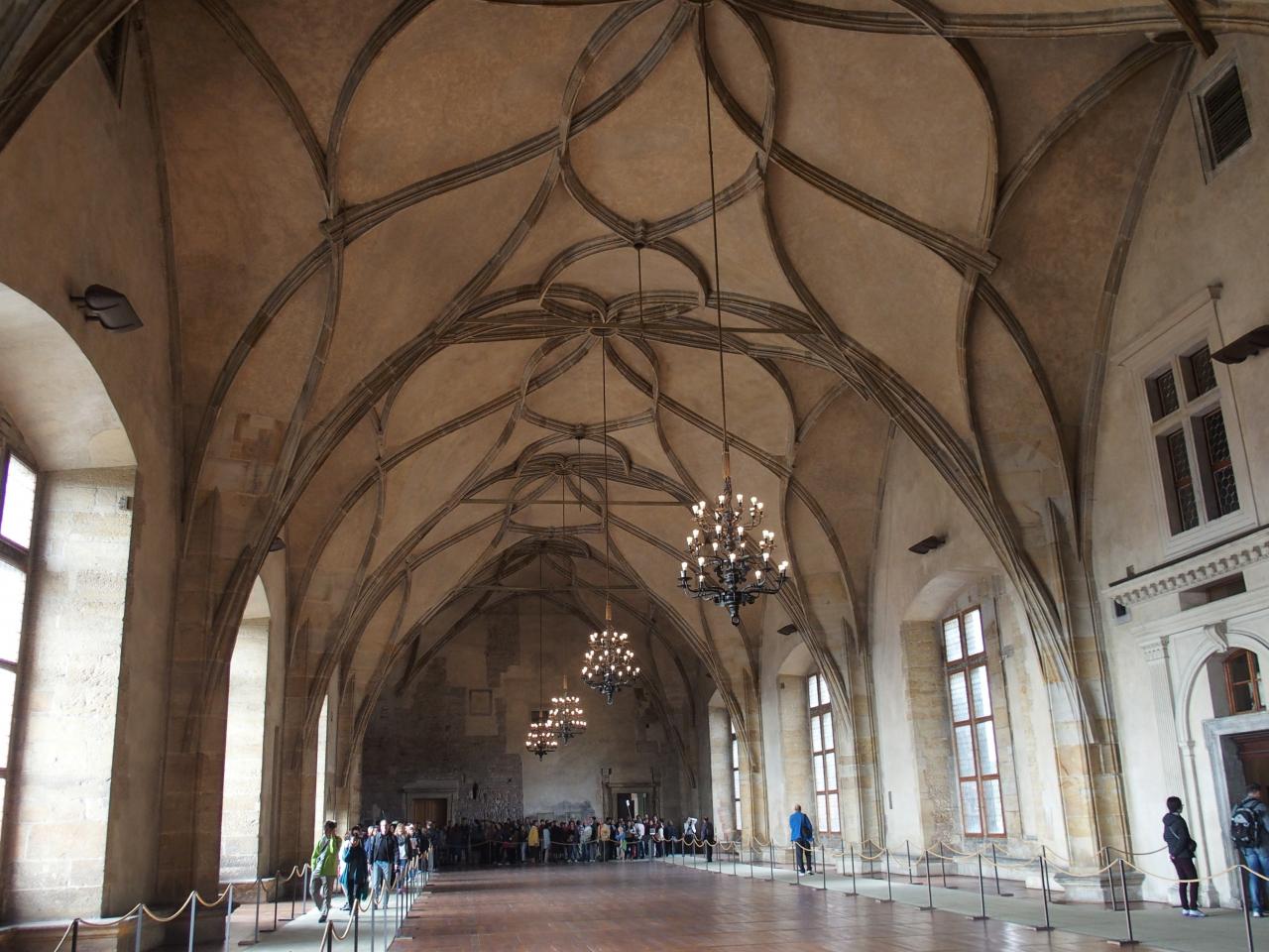 La salle Vladislav de l'ancien Palais Royal