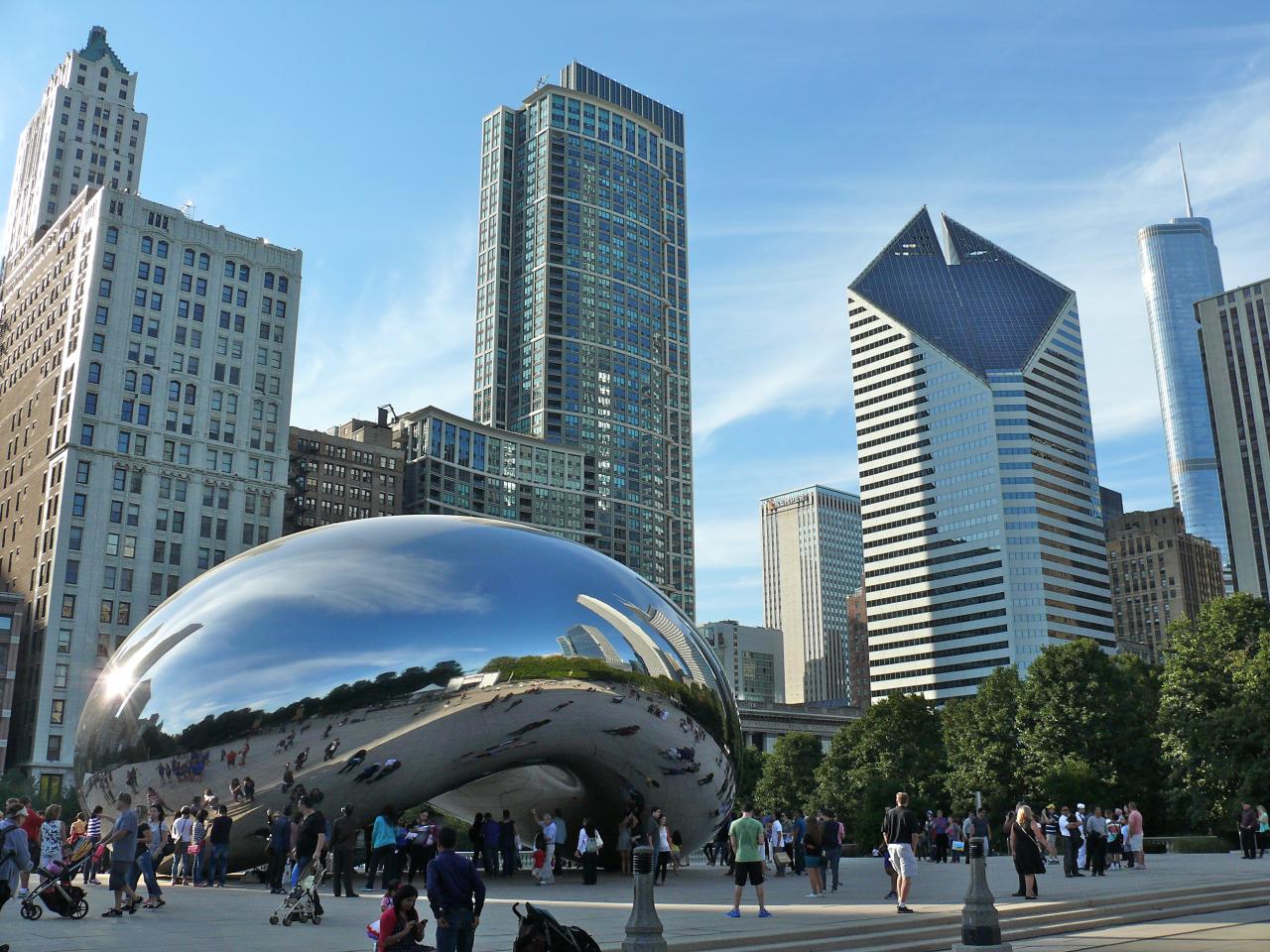 CHICAGO : la Cloud Gate (dite 