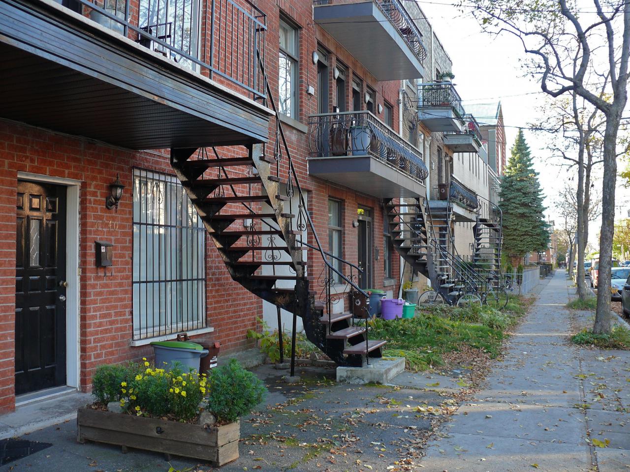CANADA : MONTRÉAL : le quartier Petite Italie - Mile End